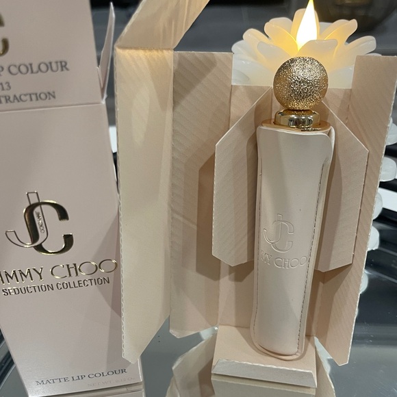 JIMMY CHOO Seduction SATIN Lip Colour Lipstick~Red Carpet 001~NIB Discontinued - Picture 11 of 11